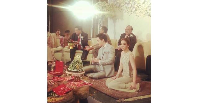 งานหมั้นสุดหวานชื่น สาวแป้ง อรจิรา - ผู้กองต้อม